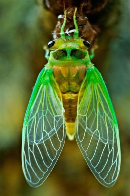  Cicada!  Known for Its Buzzing Sounds and Striking Transformation From Nymph to Adult