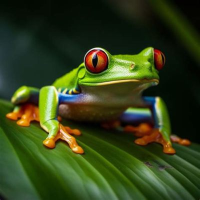  Red-Eyed Tree Frog: Amphibians with Vivid Eyes are Known for their Remarkable Agility and Colorful Appearance!